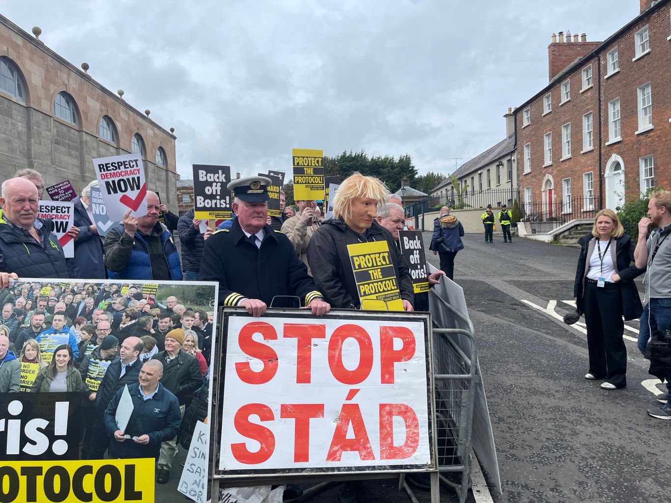 Protests Outside Hillsborough Ahead Of Pm Visit News Cool Fm